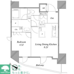 ネベル戸越公園の物件間取画像